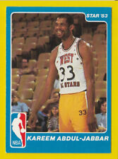Kareem Abdul-Jabbar Uncut Sheet Offer 1983-84 Star Company No # L.A. Lakers