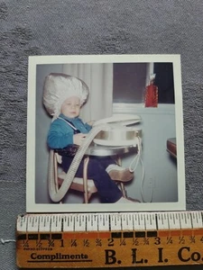 Kinderhaartrockner Friseur Friseursalon Mcm altes Bild Foto Vintage alt - Bild 1 von 3