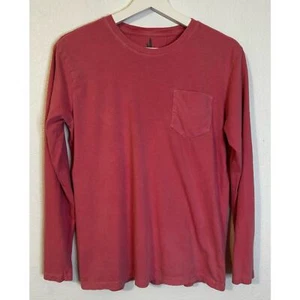 Johnnie-O Boys T-shirt Size 14 Surfer Long Sleeve Coral - Picture 1 of 5