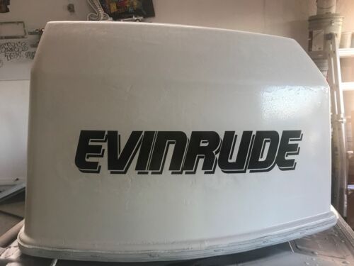 2 - Evinrude V6 Outboard decals marine vinyl   pick your hp 90 - 200 hp