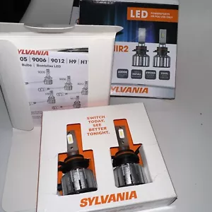 Sylvania LED 9012 HIR2 (9012SL.BX2) Fog & Powersport Headlight 2 Bulbs. - Picture 1 of 13