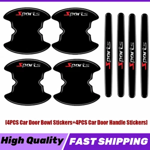 8 stücke Auto Türgriff Schüssel Aufkleber Protector Anti Scratch Cover Zubehör - Picture 1 of 8