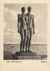 Georg Kolbe AK uralt Menschenpaar Skulptur Akt Erotik Kunst 2402033 - Bild 1 von 2