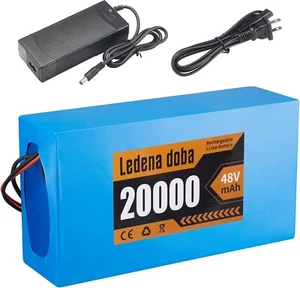 48V Lithium Battery for 200W-1500W Ebike Electric Bicycle Charger 8AH/14AH/20AH - Picture 1 of 7