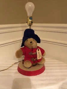 Paddington Bear Lamp by Eden Toys 1993 14 1/2 Inches Works Preowned - Picture 1 of 9