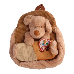 SoftNLux Happy Toys Kids' Plush Puppy Backpack - Picture 1 of 2