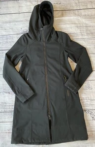 LULULEMON Womens Size 4 Long Black Hooded Parka Jacket - Picture 1 of 7