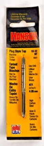 Hanson 8031 #10-32NF SAE Plug Style High Carbon Steel Tap Made in USA NOS - Picture 1 of 2