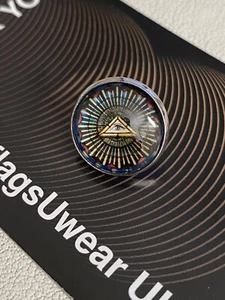 Pin de solapa masónica masónica insignia ojo de la Providencia ojo que todo lo ve - Imagen 1 de 3