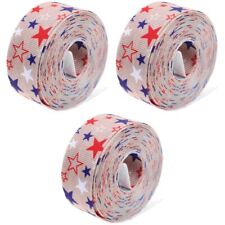 3pcs Patriotic Ribbon Gift Wrapping Ribbon Decoration Bowknot Webbing for