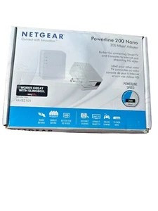 NETGEAR Powerline 200Mbps Nano Adapter - White (XAVB2101) - Picture 1 of 1