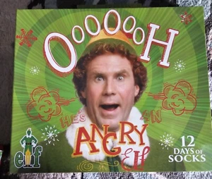 ELF 12 Days Of Socks Shoe Size 6-12 FREE SHIPPING - Picture 1 of 2