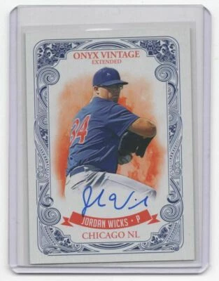 2021 Blue Ink #EAWI Jordan Wicks /400 RC Auto Chicago Cubs - Image 1 of 2