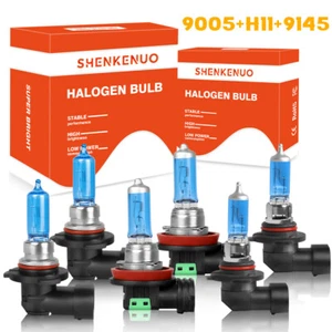 For Subaru WRX 2012-2014 4200K Halogen Headlight Hight Low Beam Fog Bulbs Kit - Picture 1 of 16