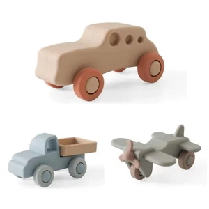 kids soft cars silicone soft toys cars Airplane cars set Christmas birthday gift - Picture 1 of 6