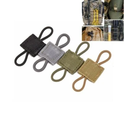 Tactical Elastic Molle Buckle Antenna Binding Retainer Rope Fixed Webbing Buckle - Image 1 of 4