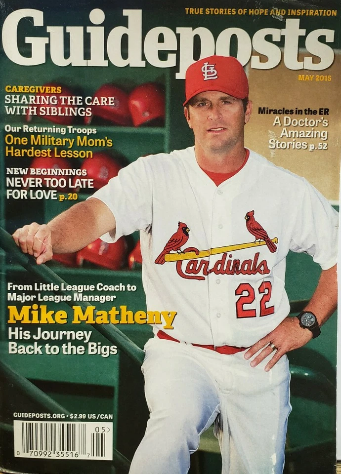 Guideposts May 2015 Mike Matheny Hope and Inspiration FREE SHIPPING CB - Image 1 of 1