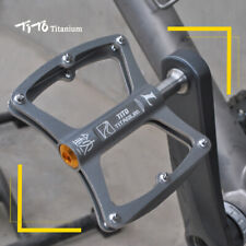 TiTo ultralight  9/16" titanium MTB/Road bike axis pedals titanium bicycle pedal