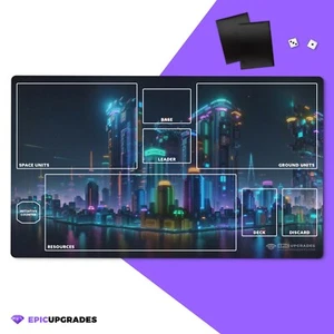 Star Wars Unlimited Playmat – Aether Bay with Zones | 24" x 14" SWU TCG - Picture 1 of 9