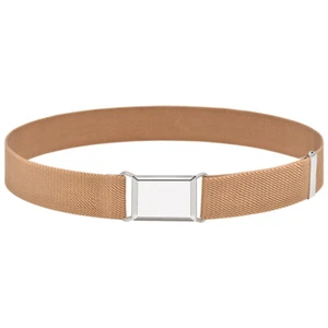 Children Waist Belt Elastic Belt Adjustable Stretch Easy Buckle Kids Belt DIY - Picture 1 of 24