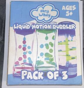Liquid Motion Bubbler - Sensory Liquid Timer 3 Pack, Autism Sensory Toys Kids