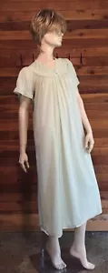 VINTAGE SHADOWLINE GRÜN GRÖSSE SMALL ALL NYLON NACHTKLEID #15299 - Bild 1 von 8