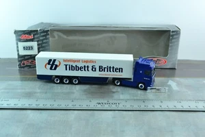 Schuco DAF XF 95 Tractor Trailer Truck Tibett Logistics 1:87 (HO5223) - Picture 1 of 3