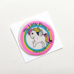 Starshine Used Flat Sticker Accessory Vintage G1 My Little Pony - Picture 1 of 3