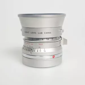 Light lens lab 35mm F2 Stainless Steel lens Leica Summicron M Eight Element M6 - Picture 1 of 4