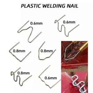 600 un. Clavo caliente de soldadura 0,6 mm 0,8 mm grapas onduladas parachoques de coche reparación automotriz - Imagen 1 de 9