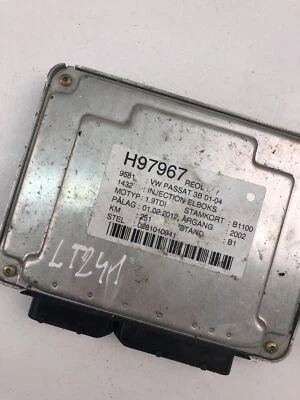LT241 VW Engine Control Unit ECU 038906019CQ 0281010941 - Image 1 of 4