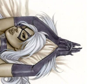 8,5x11" BLACK KITTY DW#529 FANTASY KUNSTDRUCK von Alex Miranda - Bild 1 von 3