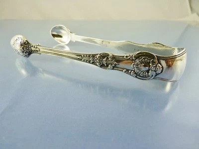 QUEENS SUGAR TONGS BY William Eaton LONDON 1840 - Image 1 of 4