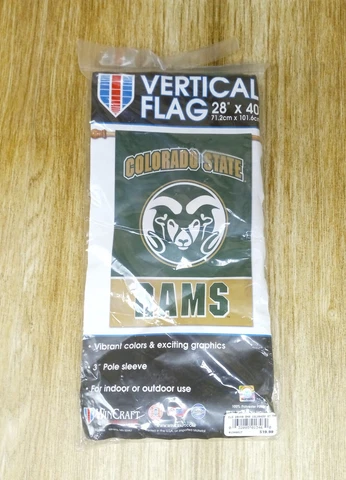 Colorado State Rams Banner / Vertical Flag NEW College Football Tailgating Cover
