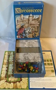 Carcassonne Board Game - Klaus Jurgen 2000 Medieval Knights - Rio Grande Games - Picture 1 of 6
