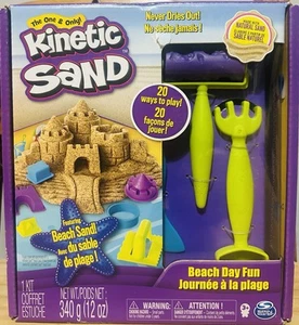 Set divertimento giorno spiaggia sabbia cinetica. Include sabbia da spiaggia e accessori. Nuovo, sigillato - Foto 1 di 11