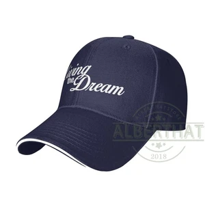 Living The Dream Unisex Baseball Cap Adjustable Men's Hats Trucker Cap - Picture 1 of 9