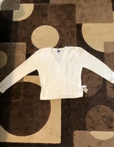 Girls Old Navy White Cardigan Size L (10-12) - Picture 1 of 6