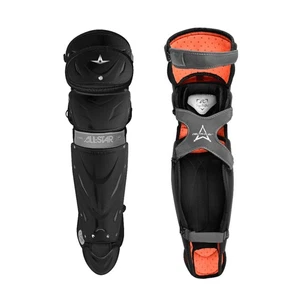 All-Star PHX Paige Halstead Fastpitch Softball Catcher's Leg Guards - Black - S - Picture 1 of 1