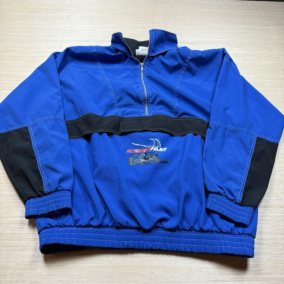 Chaqueta cortavientos vintage Indycar Cart Racing Anorak Newman Haas años 90 XL velocidad Foto 1 de 4