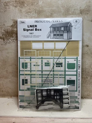 PROTOTYPE MODELS LNER SIGNAL BOX KIT, OGAUGE, # 76E7 - Image 1 of 2