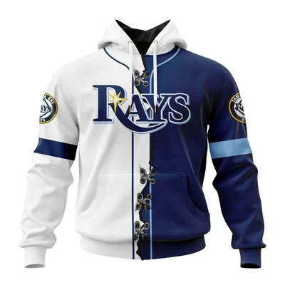 Tampa Bay Equipo de Béisbol Rayss Sudadera con Capucha 3D, Unisex Adultos S-5XL Foto 1 de 4
