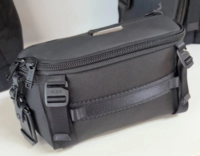 NEW Tumi ALPHA BRAVO PLATOON Ballistic Nylon Sling Crossbody Bag - BLACK - Image 1 of 4