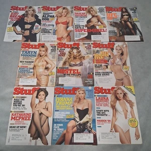 2007 STUFF Magazine 10 Issues Lot - Men's Magazine Collection - Picture 1 of 6