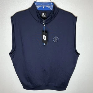 FootJoy Men's L Gathered Waist Vest Half Zip Performance Four Seasons Golf  NWT - Picture 1 of 9