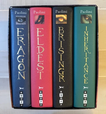 Christopher Paolini  Eragon Eldest Brisingr Inheritance BOX SET 4 books - Image 1 of 4