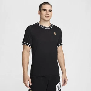 Nike Court Heritage Herren T-Shirt Retro Tennis Shirt - Bild 1 von 25