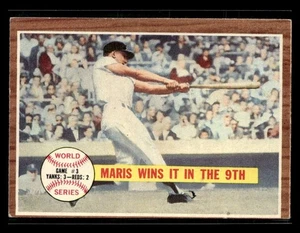 1962 Topps #234 World Series Game #3 Maris Wins It - EX #5666 - Picture 1 of 2