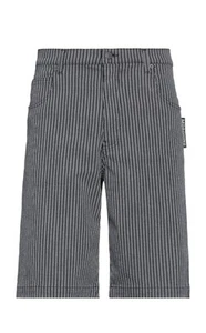 Moschino Couture! STRIPED Denim 5 Pocket Shorts/Bermudas. 50/34 - Picture 1 of 5