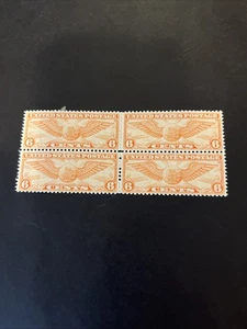 US C19 MH Airmail Block Of Stamps CV$14- Lot A-81068 - Picture 1 of 2